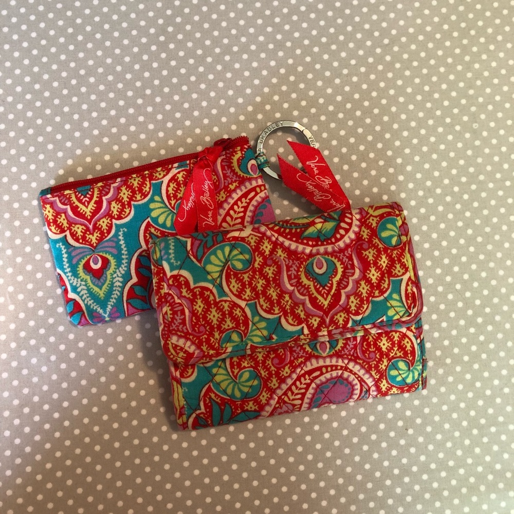 Vera Bradley wallet and coin purse